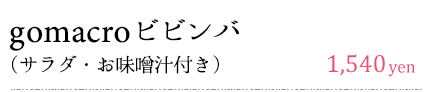 gomacroビビンバ
