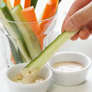 イメージ画像：プレーン：野菜にディップ